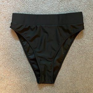 NWOT high-cut, high-waisted bikini bottoms